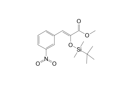 (Z)-2-(tert-Butyl-dimethyl-silanyloxy)-3-(3-nitro-phenyl)-acrylic acid methyl ester