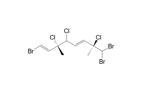 1,10,10-TRIBROMO-3,4,7-TRICHLORO-3,7-DIMETHYL-OCT-1,5-DIENE