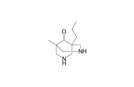 1-Methyl-5-propyl-3,7-diazabicyclo[3.3.1]nonan-9-one