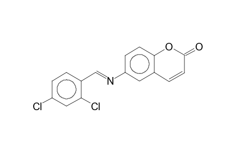 6-(2,4-Dichlorobenzylideneamino)coumarin