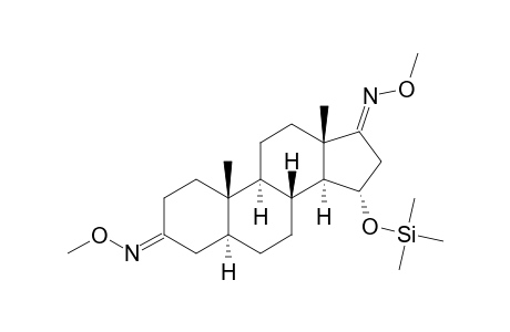 15.ALPHA.-[(TRIMETHYLSILYL)OXY]-5.ALPHA.-ANDROSTAN-3,17-DIONE(3,17-DI-O-METHYLOXIME)