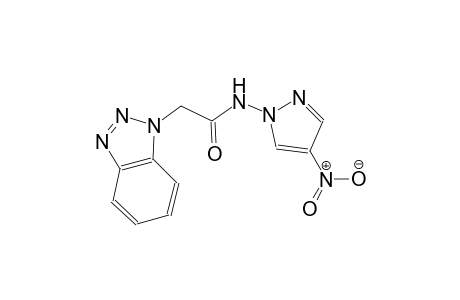 2-(1H-1,2,3-benzotriazol-1-yl)-N-(4-nitro-1H-pyrazol-1-yl)acetamide