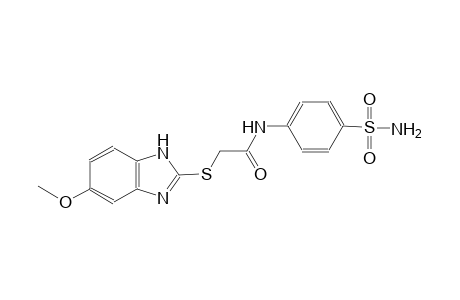 N-[4-(aminosulfonyl)phenyl]-2-[(5-methoxy-1H-benzimidazol-2-yl)sulfanyl]acetamide