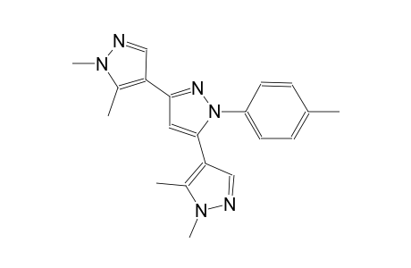 1,1'',5,5''-tetramethyl-1'-(p-tolyl)-1H,1'H,1''H-4,3':5',4''-terpyrazole