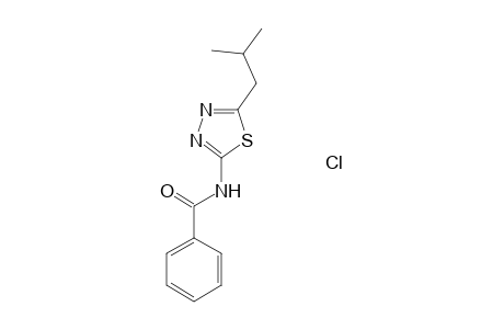 N-(5-isobutyl-1,3,4-thiadiazol-2-yl)benzamide hydrochloride