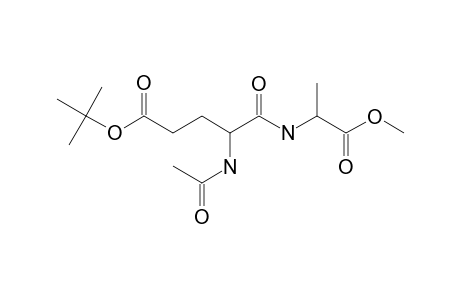 N-ACETYL-(O-TERT.-BUTYL)-L-GLUTAMYL-L-ALANINE-METHYLESTER