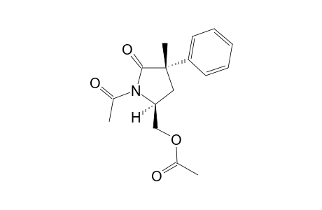 (2S-TRANS)-1-ACETYL-4-METHYL-4-PHENYL-5-OXO-2-PYRROLIDINEMETHANOL-ACETATE