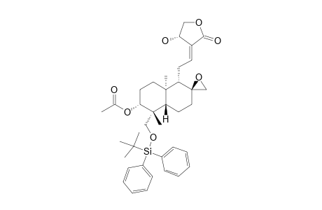 19-O-(TERT.-BUTYL-DIPHENYLSILYL)-3-O-ACETYL-8,17-EPOXY-ANDROGRAPHOLIDE