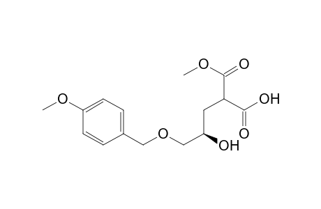 Propanedioic acid, 2-hydroxy-3-[(4-methoxyphenyl)methoxy]propyl methyl ester, (R)-