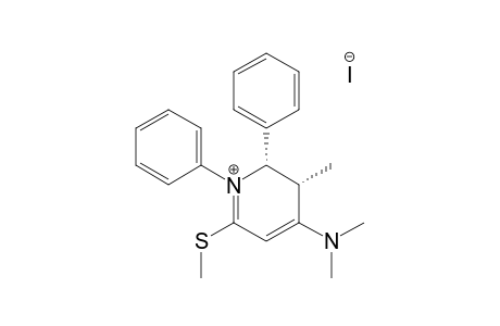 (2RS,3RS)-(+/-)-4-DIMETHYLAMINO-3-METHYL-6-METHYLTHIO-1,2-DIPHENYL-2,3-DIHYDROPYRIDINIUM-IODIDE