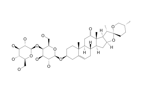 KINGIANOSIDE-A;GENTROGENIN-3-O-BETA-D-GLUCOPYRANOSYL-(1->4)-BETA-D-GALACTOPYRANOSIDE