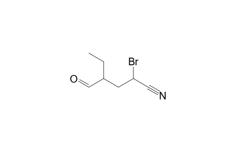 2-Bromanyl-4-methanoyl-hexanenitrile