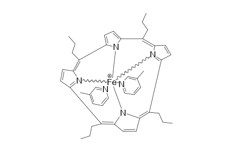 BIS-(3-METHYLPYRIDINE)-(MESO-TETRAPROPYLPORPHYRINATO)-IRON-(III);FE(T(N)PRP)(3-MEPY)2