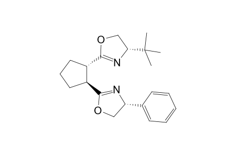 (1S,2S)-1-[4'-(S)-tert-Butyloxazolin-2'-yl]-2-[4"-(R)-phenyloxazolin-2"-yl]cyclopentane