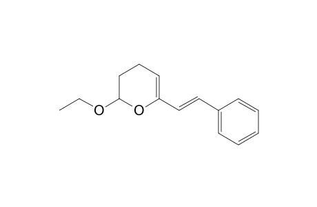 (E)-2-ETHOXY-6-(2-PHENYLETHENYL)-3,4-DIHYDRO-2H-PYRANE