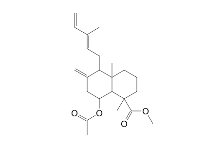 (Z)-6.alpha.-Acetoxylabda-8(17),12,14-trien-19-oic-acid, methylester