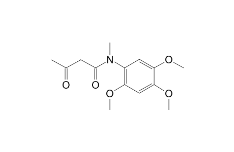 N-Methyl-3-oxo-N-(2,4,5-trimethoxyphenyl)butanamide