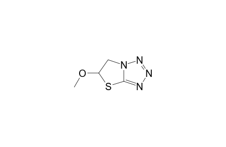 5-Methoxy-5,6-dihydrothiazolo[3,2-d]tetrazole