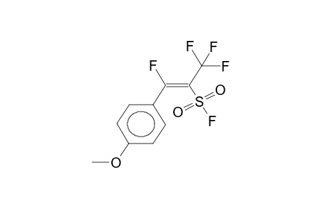 (E)-1-(4-METHOXYPHENYL)-2-FLUOROSULPHONYLTETRAFLUOROPROPENE