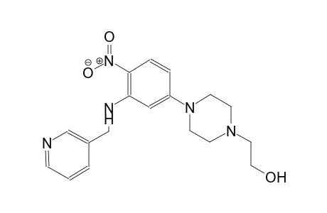 2-[4-[4-nitro-3-(3-pyridinylmethylamino)phenyl]-1-piperazinyl]ethanol