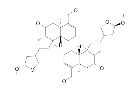 15,16-EPOXY-7-ALPHA,18-DIHYDROXY-15-METHOXY-ENT-CLERODA-3-ENE