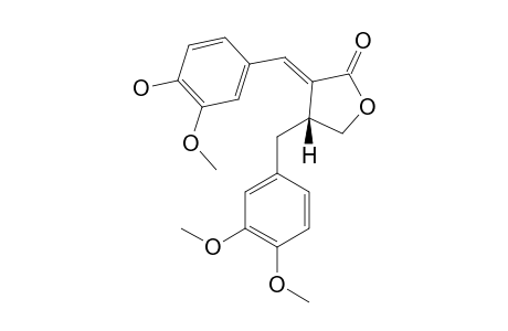 (7E,8'R)-7,8-DIDEHYDROARCTIGENIN