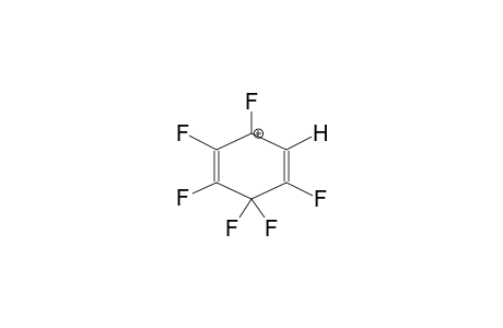 3-HYDRO-HEXAFLUOROBENZOLONIUM CATION