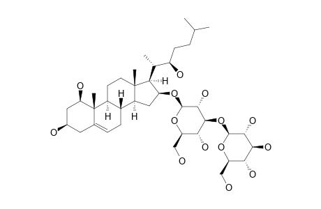 (22S)-CHOLEST-5-ENE-1-BETA,3-BETA,16-BETA,22-TETRAOL-16-O-[O-BETA-D-GLUCOPYRANOSYL-(1->3)-BETA-D-GLUCOPYRANOSIDE]