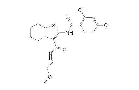 2-[(2,4-dichlorobenzoyl)amino]-N-(2-methoxyethyl)-4,5,6,7-tetrahydro-1-benzothiophene-3-carboxamide