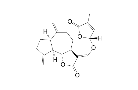 (11E),(2'R)-13-(4'-METHYL-3'-ENE-2'-OXY-GAMMA-BUTYROLACTONE)-4(15),10(14),11(13)-TRIENE-GUAIANE-6-ALPHA,12-OLIDE