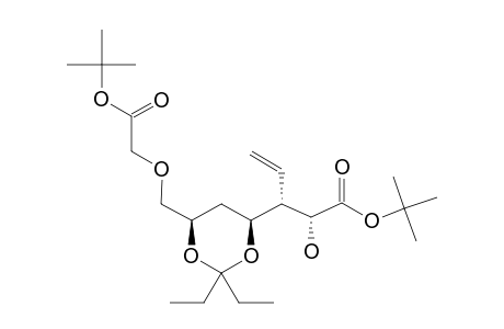 [ANTI(3,*),SYN(2,3)-9];TERT.-BUTYL-(2R,3R)-3-[(4S,6R)-6-[(2-TERT.-BUTOXY-2-OXOETHOXY)-ETHYL]-2,2-DIETHYL-1,3-DIOXAN-4-YL]-2-HYDROXYPHENT-4-ENOATE