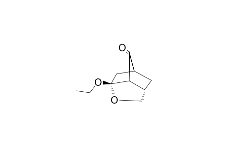 (+/-)-(1R*,4S*,6S*,8S*)-1-ETHOXY-2-OXATRICYCLO-[4.2.1.0(4,8)]-NONAN-7-ONE