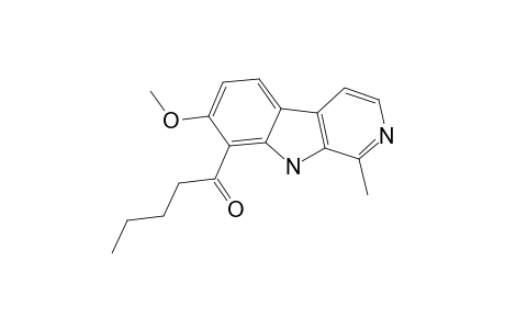 12-VALERYL-11-METHOXY-3-METHYL-BETA-CARBOLINE