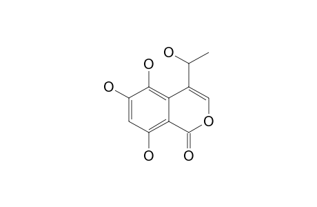 5,6,8-TRIHYDROXY-4-(1'-HYDROXYETHYL)-ISOCOUMARINE