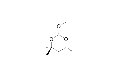 CIS-2-METHOXY-4,4,6-TRIMETHYL-1,3-DIOXANE