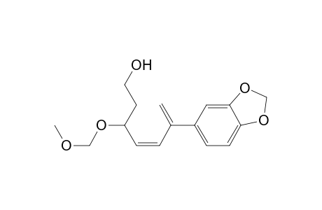 (4Z)-6-(3,4-Methylenedioxy)phenyl-3-(methoxy)methoxy-4,6-heptadiene-1-ol