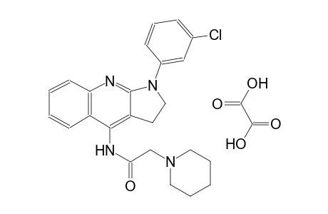 N-[1-(3-chlorophenyl)-2,3-dihydro-1H-pyrrolo[2,3-b]quinolin-4-yl]-2-(1-piperidinyl)acetamide oxalate