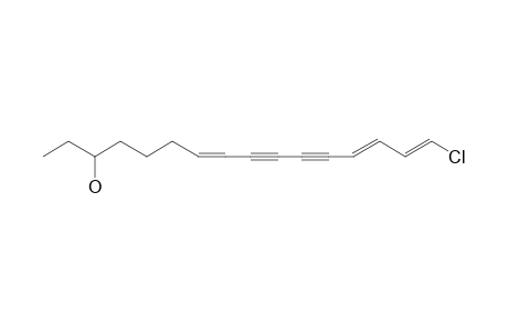 (1Z,3E,9Z)-1-CHLOROHEXADECA-5,7-DIYNE-1,3,9-TRIENE-14-OL