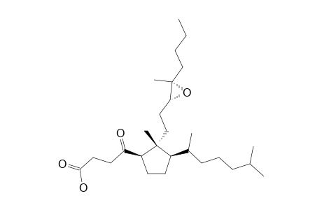 (9S,10S)-9,10-EPOXY-8-OXO-4,5:5,10:8,9-TRISECOCHOLESTAN-5-OIC-ACID;(9S,10S)-9,10-EPOXY-8-OXO-4,5-SECO-CHOLEKLASTAN-5-OIC-ACID