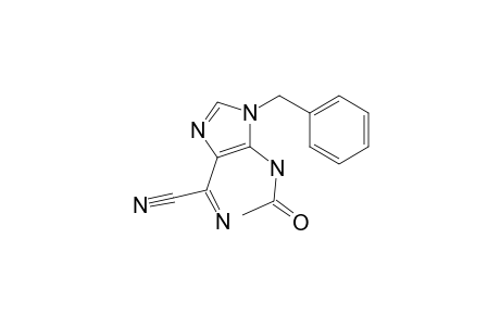 5-ACETAMIDO-4-(C-CYANOFORMIMIDOYL)-1-BENZYLIMIDAZOLE