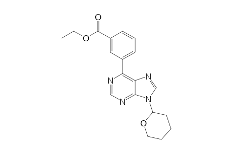 6-(3-carboethoxyphenyl)-9-tetrahydropyranylpurine