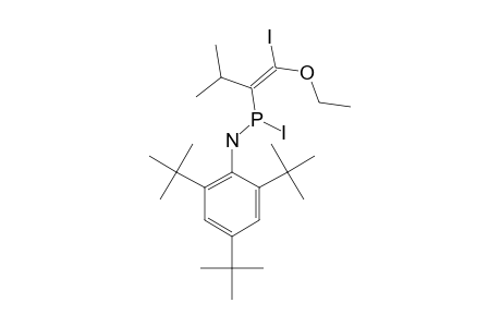 E-1-ETHOXY-1-IODO-3-METHYLBUTEN-2-YLPHOSPHONOUS_ACID_2,4,6-TRI-TERT.-BUTYLANILIDE_IODIDE