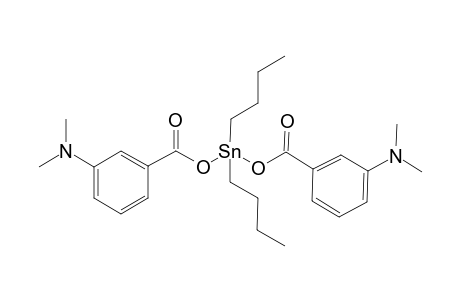 BIS-[3-(DIMETHYLAMINO)-BENZOATO]-DIBUTYL-TIN-(IV);[3-[N(CH3)2C6H4COO]2(C4H9)2SN