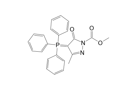 Methyl 3-methyl-4-triphenylphosphoranylidene-4,5-dihydropyrazol-5-one-1-carboxylate