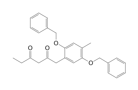 1-[2',5'-bis(Benzyloxy)-4'-methylphenyl]-2,4-hexananedione