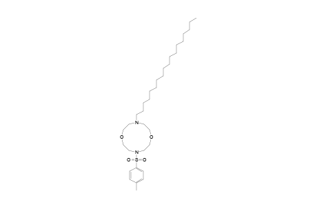 4-OCTADECYL-10-(4'-METHYLBENZENESULFONYL)-4,10-DIAZA-1,7-DIOXACYCLODECANE