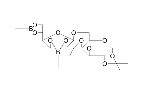 .beta.-d-Mannofuranoside, 1,2-3,4-di-O-isopropylidenegalactopyranosyl-2,3-5,6-bis-O-ethylboranediyl-