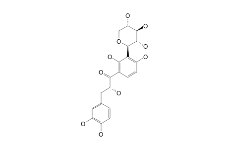 (ALPHA-R)-3'-C-BETA-D-XYLOPYRANOSYL-ALPHA,3,4,2',4'-PENTAHYDROXYDIHYDROCHALCONE