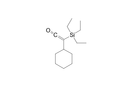 2-CYCLOHEXYL-2-TRIETHYLSILYLETHEN-1-ONE