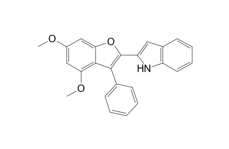 4,6-Dimethoxy-3-phenyl-2-indolylbenzofuran